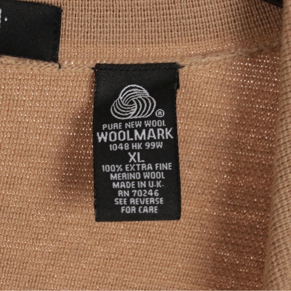 Parisian Signature Khaki Wool Knit Maxi Cardigan with Belt Tie Waist - Picture 4 of 5